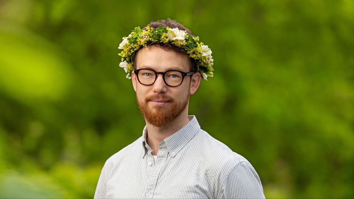 Johan Flodérus blir först ut i Sommar i P1. Foto: Mattias Ahlm/SR