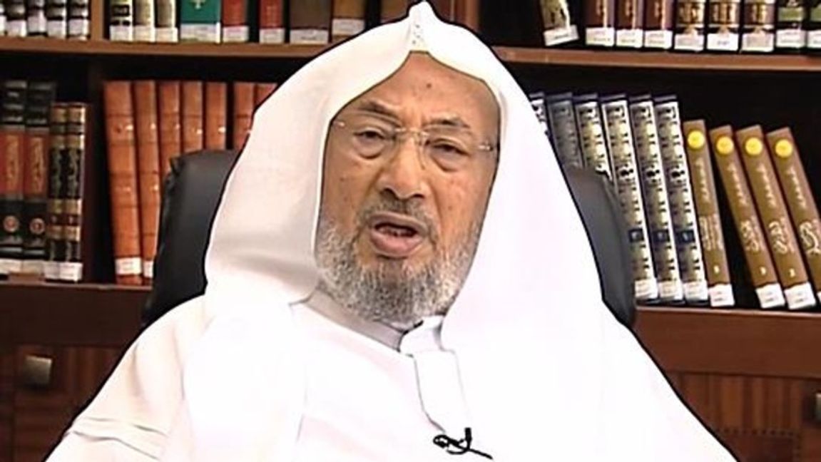 Muslimska brödraskapets numera avlidne andlige ledare Yusuf al-Qaradawi år 2018. Foto: Ebong abd / CC BY-SA 4.0 (Wikimedia Commons)