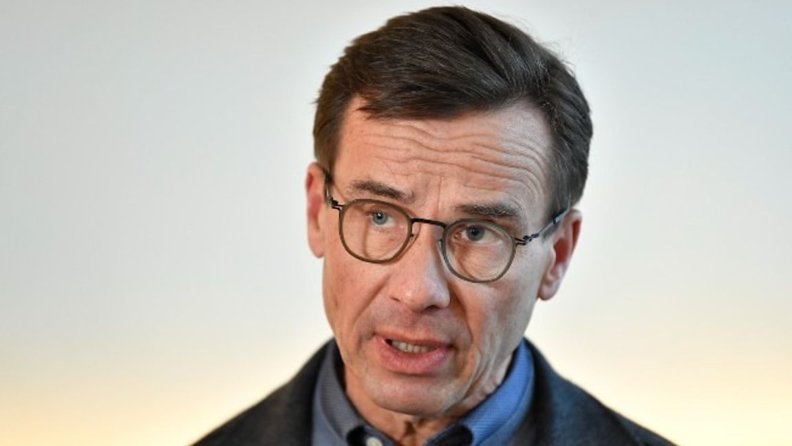 Moderaternas partiledare Ulf Kristersson. Arkivbild. Foto: Anders Wiklund/TT.