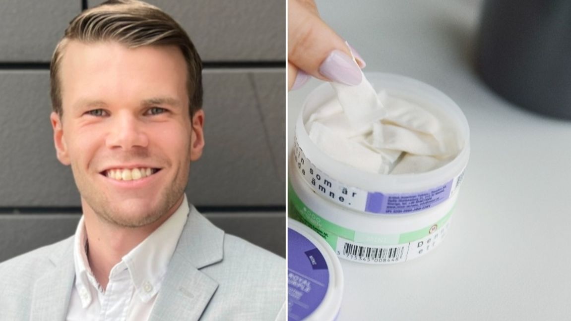  Samuel Lundell, ordförande för Snusarnas riksförbund. Foto: Snusarnas Riksförbund,Caisa Rasmussen/TT