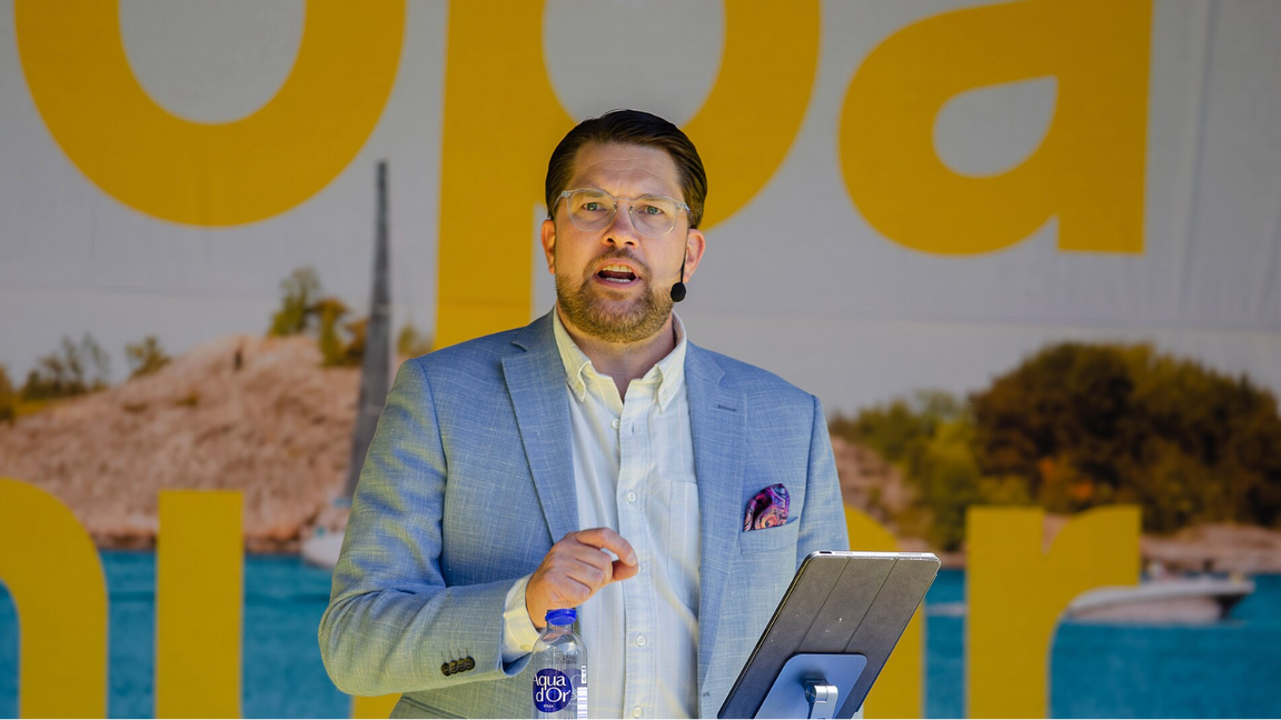 Jimmie Åkesson (SD). Foto: Frankie Fouganthin/Wikimedia Commons (CC BY 4.0)