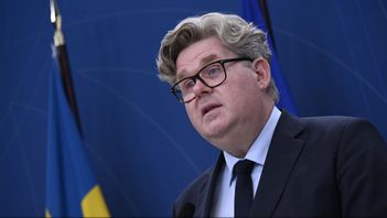 Justitieminister Gunnar Strömmer (M) besvarar kritiken efter en ökning av våld och hot på landets anstalter. Arkivbild. Henrik Montgomery/TT