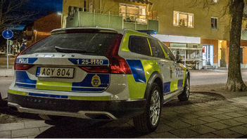 Ett storbråk mellan två gäng inträffade i Eksjö under natte. Foto: Niklas Hagman/TT
