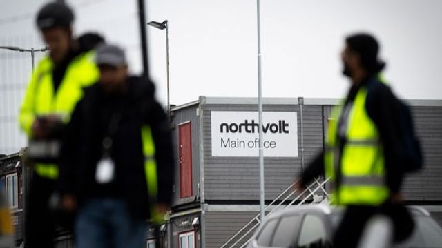 Northvolts fabrik i Skellefteå efter konkursen i våras. Region Västerbotten förlorar 130 miljoner kronor årligen i skatteintäkter. Foto: Pontus Lundahl/TT