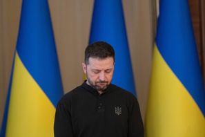 Ukrainas president Volodymyr Zelenskyj. Arkivbild. Efrem Lukatsky/AP/TT
