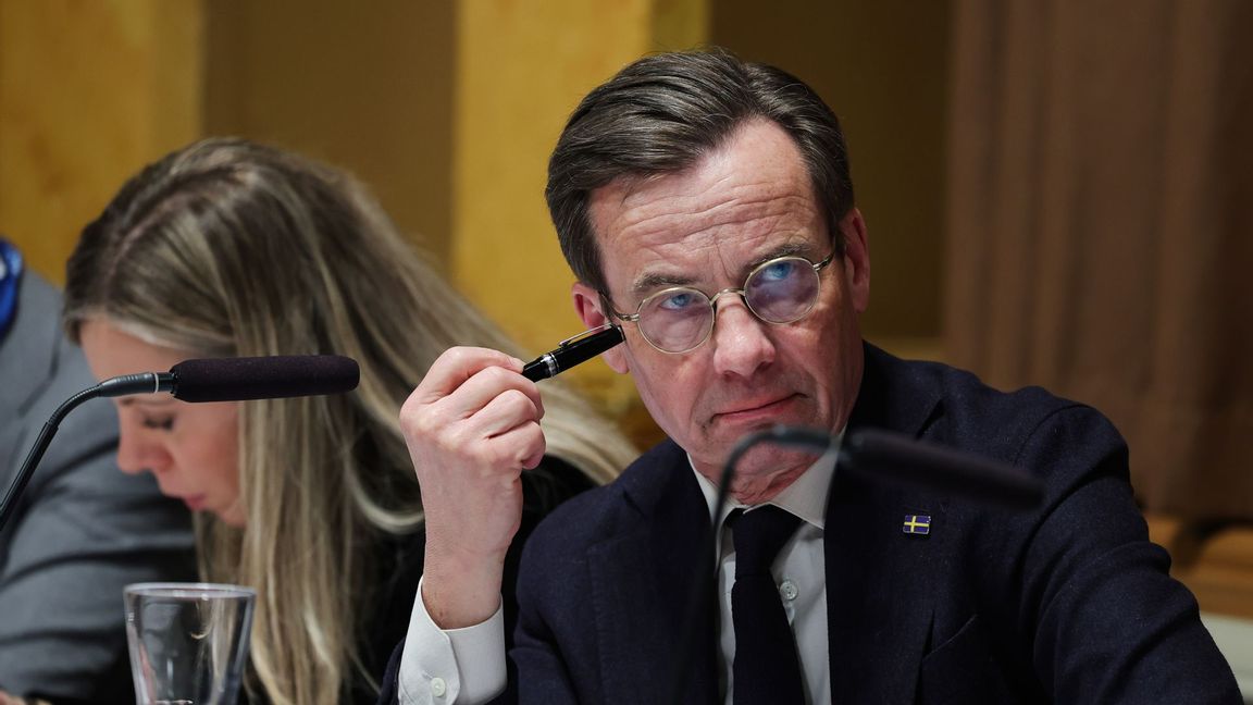 Statsminister Ulf Kristersson (M). Foto: Pär Bäckström/TT