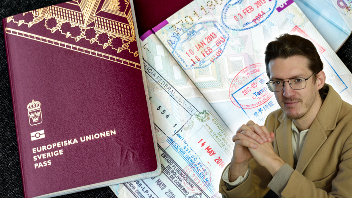 Det svenska passet har blivit ett ”pass” för kriminella. Foto: Martina Holmberg / TT