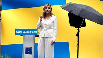 Ebba Busch på Almedalen 2023. Bild: News Oresund/CC BY 2.0