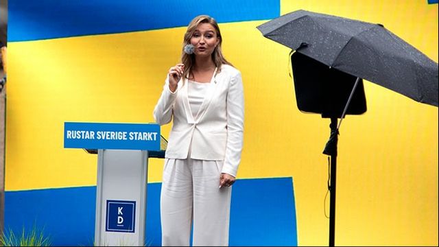 Ebba Busch på Almedalen 2023. Bild: News Oresund/CC BY 2.0