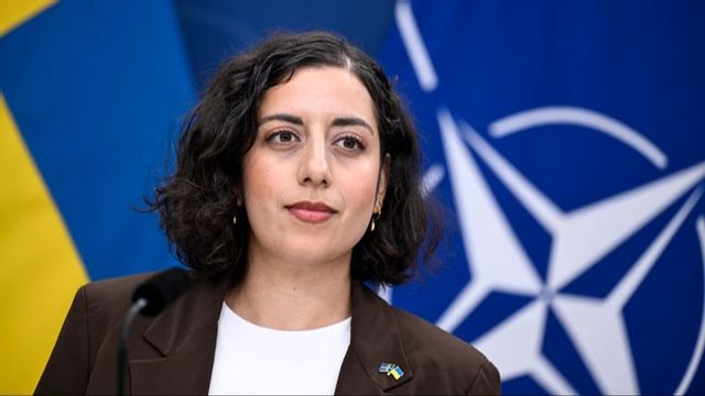 Simona Mohamsson möter stark intern kritik för sitt förslag att förbjuda aktiebolag i skolan. Foto: Pontus Lundahl /TT