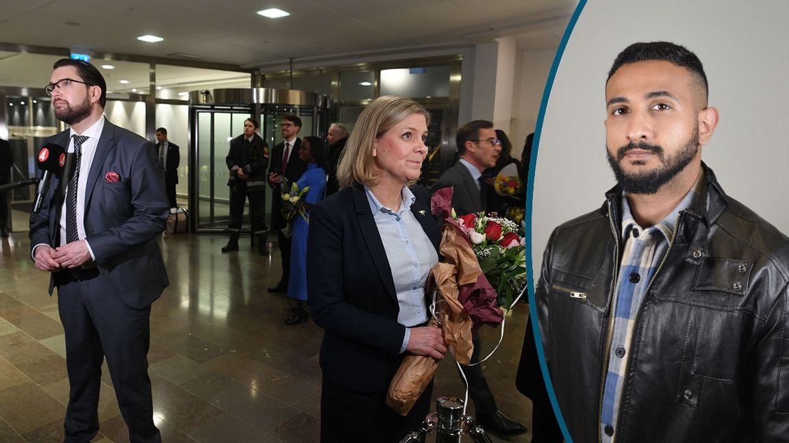 Jimmie Åkesson har hjälp statsministern att kunna tala friare. Foto: Fredrik Sandberg /TT / Timmy Augustsson