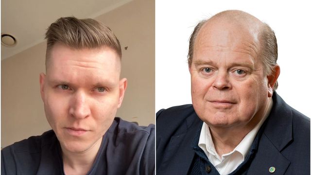 Markus Allard (ÖP) och Torgny Larsson (S). Foto: Faksimil X/Region Örebro län
