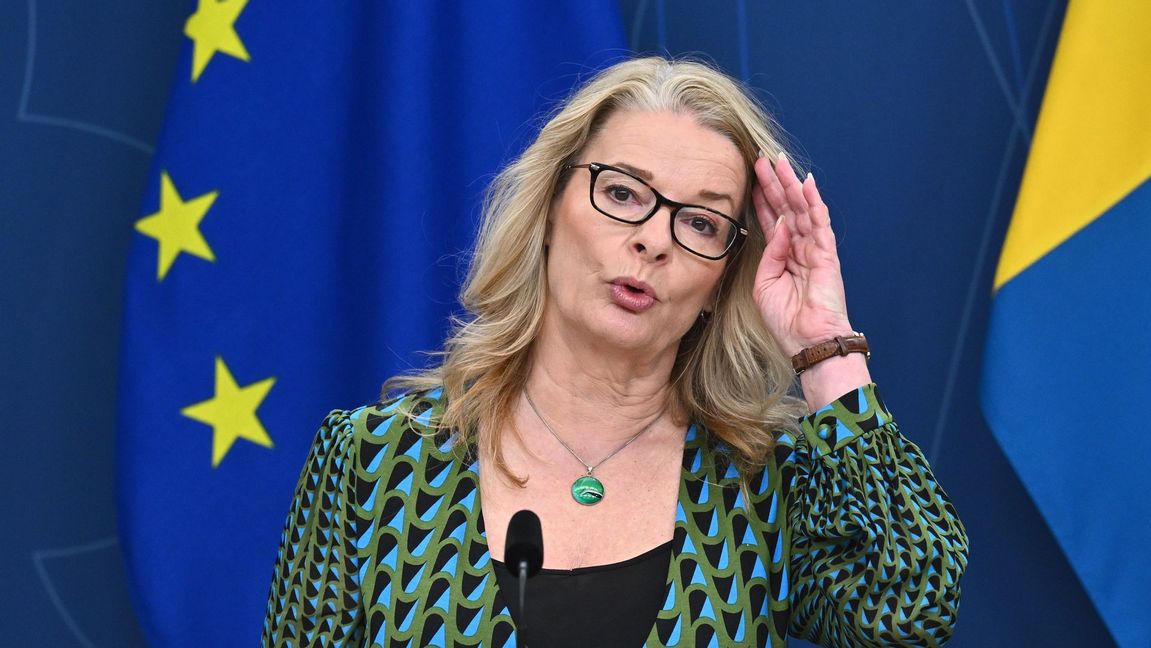 Skolminister Lotta Edholm. Foto: Claudio Bresciani/TT