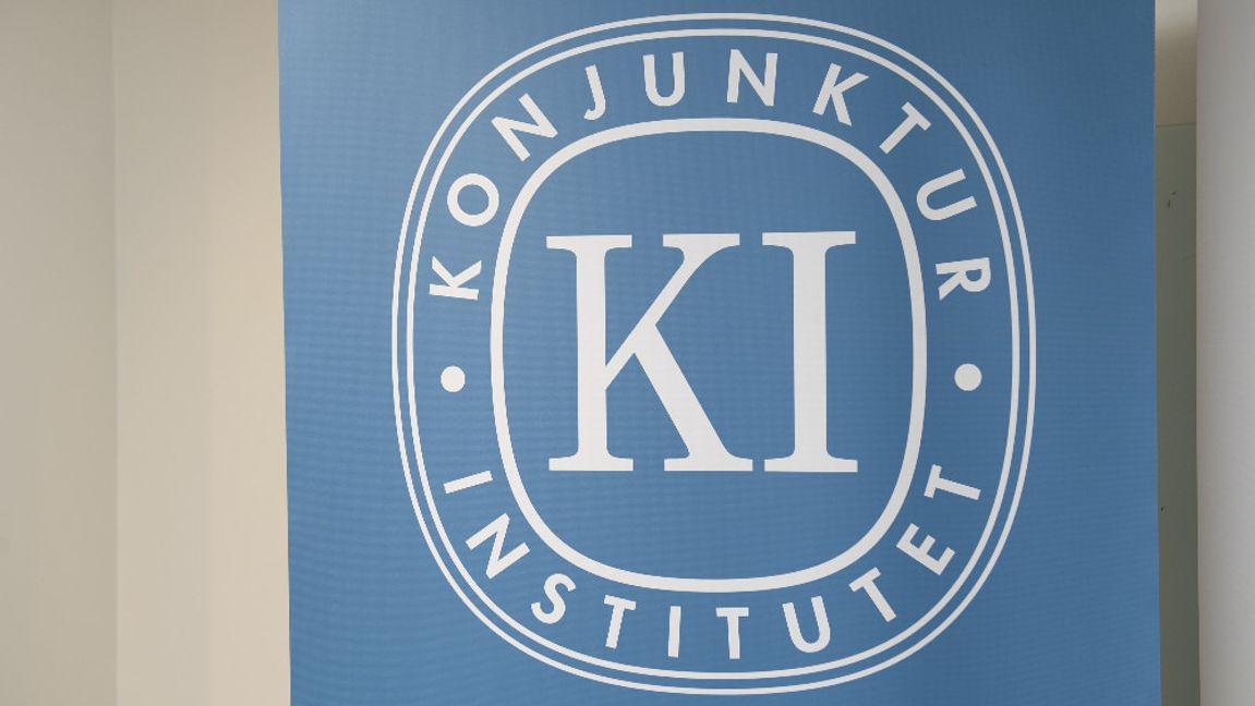 Bild på Konjukturinstitutets logotyp. Foto: Anders Wiklund / TT