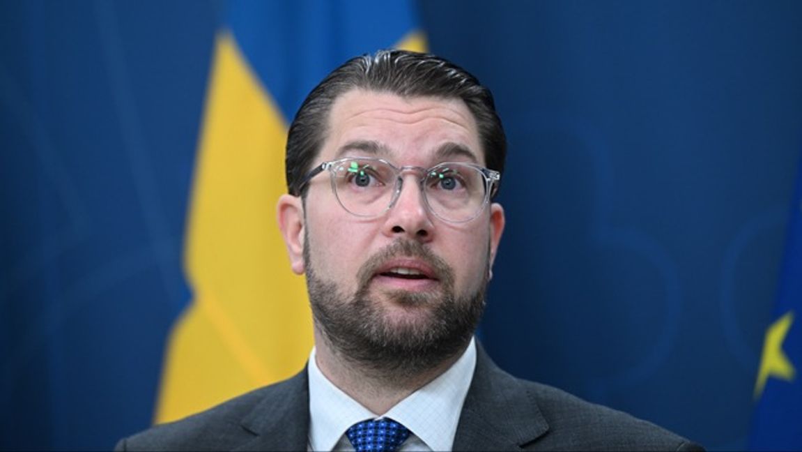 Jimmie Åkesson. Foto: Fredrik Sandberg/TT