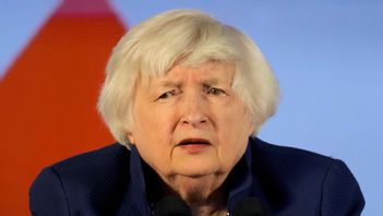 Janet Yellen tror att USA kan landa mjukt i nästa lågkonjunktur. Foto: Aijaz Rahi/TT