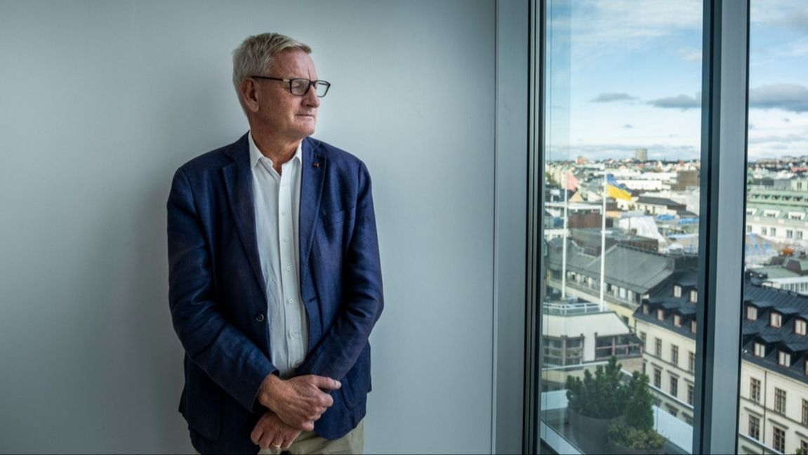 ”Carl Bildt, svensk statsminister 1991-1994. Rör ej! Föräldrar ansvarar för sina barn!” Photo credit: Magnus Hjalmarson Neideman/SvD/TT
