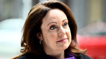 Vattenfalls vd Anna Borg vid bolagets årsstämma. Bild:  Christine Olsson / TT 