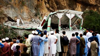 Självmordsbombning i Khyber, Pakistan i juli. Foto: Muhammad Sajjad/AP