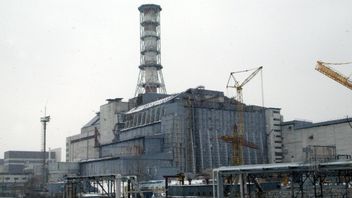 Den numera inkapslade reaktorn i Tjernobyl. Foto: Efrem Lukatsky/TT