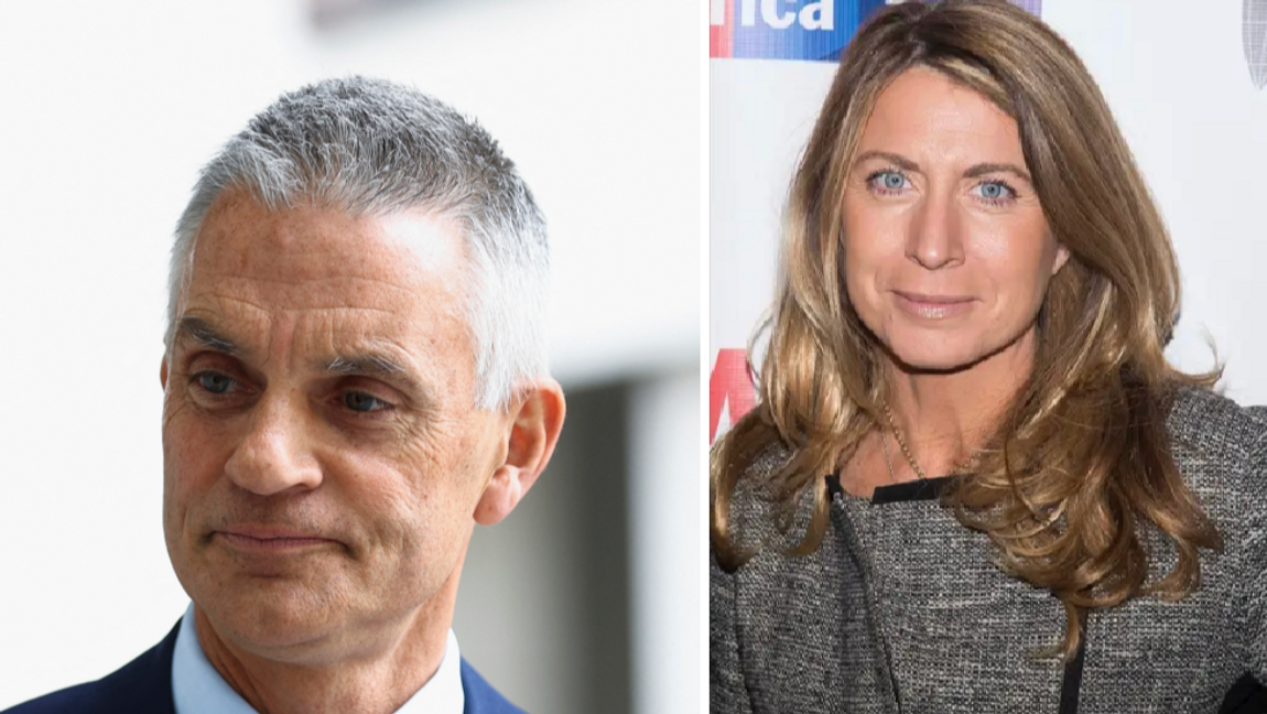 BBC:s generaldirektör Tim Davie och nyhetschefen Deborah Turness avgår efter kritik mot en Trump-dokumentär. Foto: Hannah McKay/Charles Sykes/AP/TT