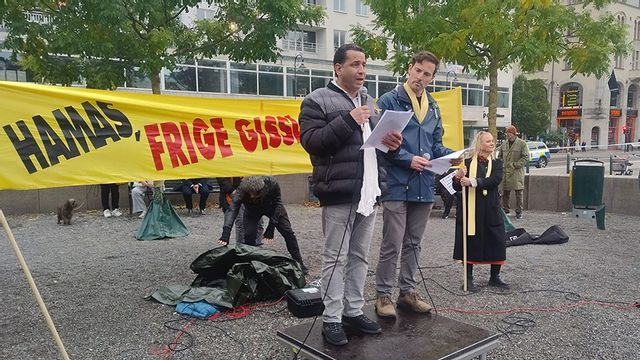 Mohamed Saad Khiralla talar i Malmö. Foto: Privat