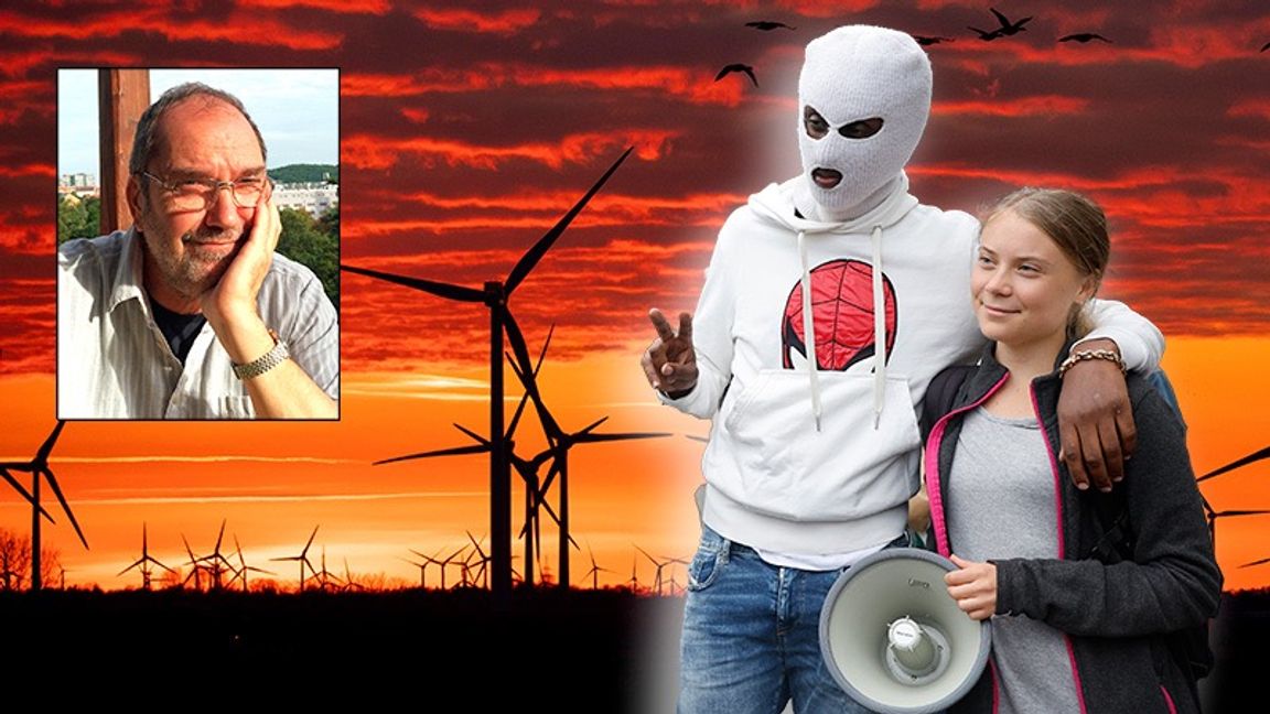 Dagens debattör Olov Larsson efterlyser politiker som talar klimatalarmisterna till rätta. Foto: Privat / Christian Charisius/Christine Olsson/TT (montage)