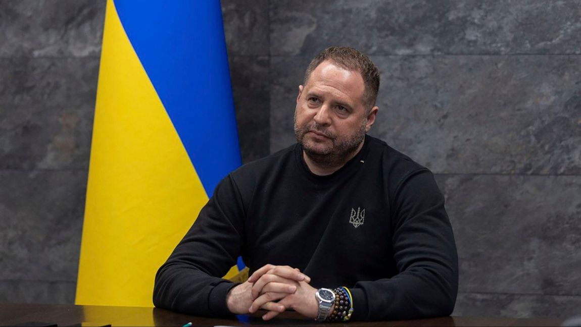 Ukrainas förhandlare Andrij Jermak. Akrivbild. Press Service Of The President Of Ukraine/AP/TT