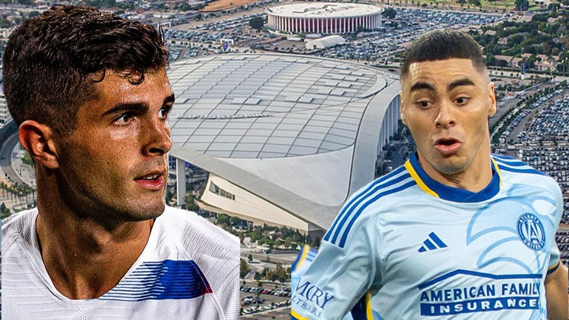  Christian Pulisic och Miguel Almirón. Foto: Erik Drost, Ron Reiring/CC BY 2.0. Bryan Berlin/ CC BY 4.0