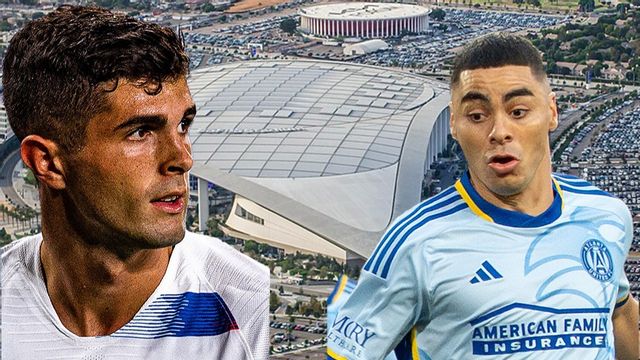 Christian Pulisic och Miguel Almirón. Foto: Erik Drost, Ron Reiring/CC BY 2.0. Bryan Berlin/ CC BY 4.0