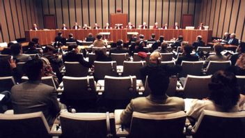  Eu-domstolen i Luxemburg. Grande Salle, den stora förhandlingssalen Foto: Peter Hoelstad / SCANPIX 