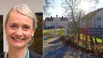 Karin Tegmark Wisell ifrågasatte regeringsuppdraget om ”existentiell hälsa” – och fick enligt Aftonbladets källor lämna sin post som generaldirektör. T.h: herrgården Vängården Fållökna i Sörmland, där statsministerns fru Birgitta Ed arbetar med begreppet. Foto: MaxTegmark/Holger.Ellgaard, CC BY-SA 4.0, via Wikimedia Commons