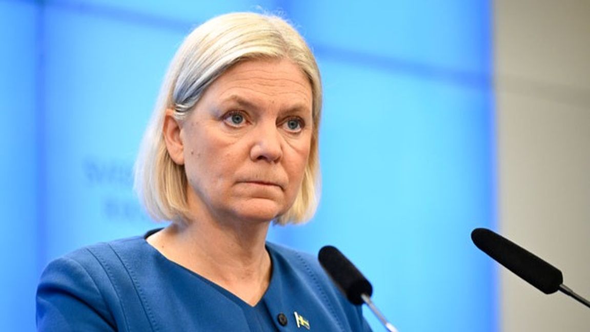 Magdalena Andersson (S). Foto: Jessica Gow/TT.