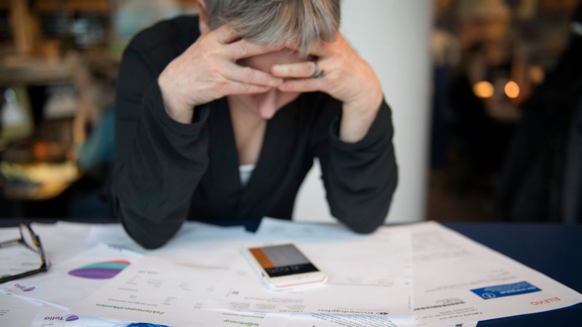 På fyra år har skulderna som skickas till Kronofogden ökat med i genomsnitt 194 miljoner kronor per månad. Arkivbild. Foto: Jessica Gow/TT