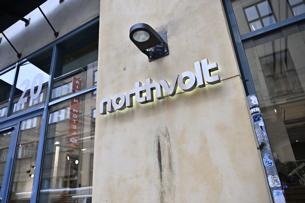 Northvolts återvinningsanläggning säger upp 90 personer. Arkivbild. Foto: Jonas Ekströmer/TT