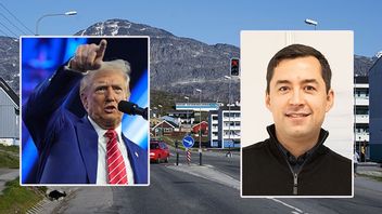 Grönlands huvudstad Nuuk, Donald Trump och Múte Egede. Bild:  Algkalv/CC BY-SA 3.0/AP Photo/Rick Scuteri/European Union, 2024/CC BY 4.