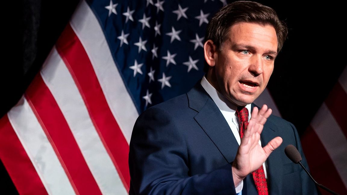 Floridas guvernör Ron DeSantis. Foto: Kaytie Boomer/AP/TT