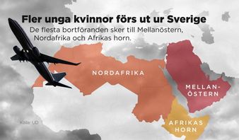 Antalet flickor och unga kvinnor som ber om hjälp efter att ha förts ut ur Sverige har ökat under 2021. Foto: Anders Humlebo/TT