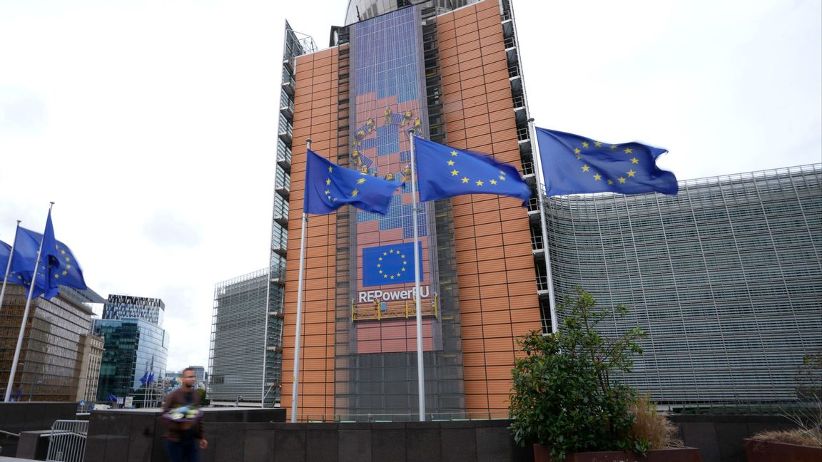 EU:s högkvarter i Bryssel, Belgien. Foto: Virginia Mayo/AP/TT
