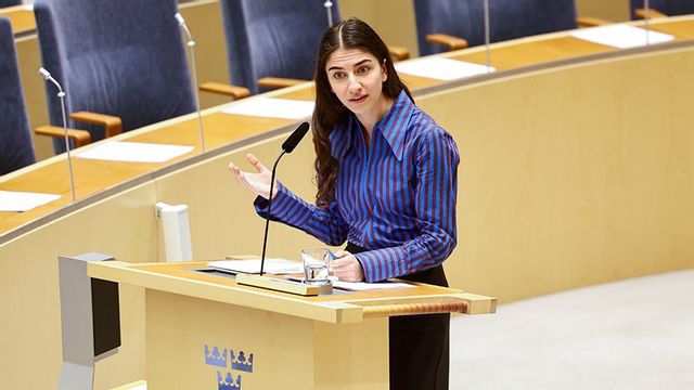 Klimat- och miljöminister Romina Pourmokhtari (L). Foto: Stefan Jerrevång/TT