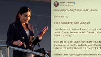 Lara Loomer anländer i Ukraina. Har gjort U-sväng om kriget. Foto: Skärmdumpar X