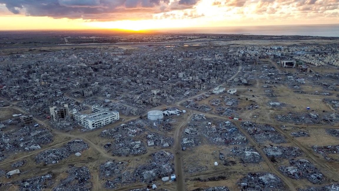 Krigsdrabbade Rafah i södra Gaza. Bild från tidigare i år. Foto: Jehad Alshrafi/AP/TT