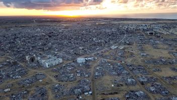 Krigsdrabbade Rafah i södra Gaza. Bild från tidigare i år. Foto: Jehad Alshrafi/AP/TT