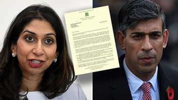 Suella Braverman anklagar premiärminister Rishi Sunak för att inte ha levererat på några av de löften han gav henne. Bild: Justin Tallis/Daniel Leal/AP/TT/X