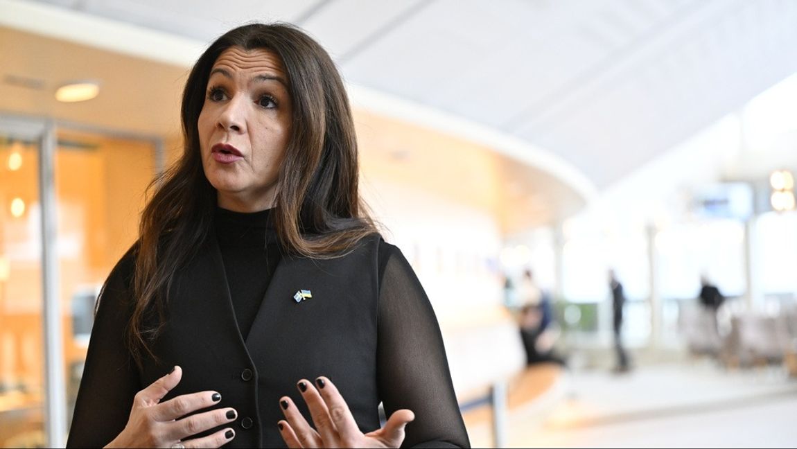 Liberalernas Gulan Avci (bilden) föreslår förskoletvång för barn så unga som tre år. Mira Klang har ett annat förslag. Foto: Henrik Montgomery/TT