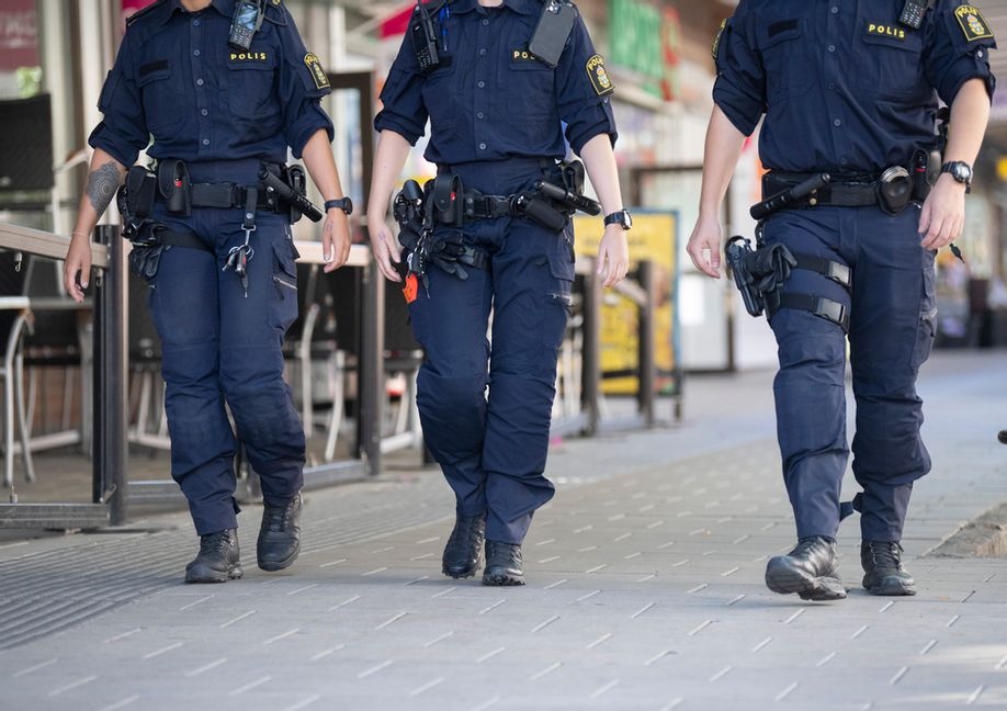 Polisens särskilda händelse Frigg avvecklas. Arkivbild. Foto: Fredrik Sandberg/TT