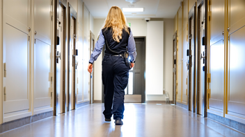 Genrebild. En kvinnlig kriminalvårdare som hade en otillåten relation med en fånge på Fosieanstalten straffas med löneavdrag – men jobbet får hon behålla. Foto: Pontus Lundahl/TT