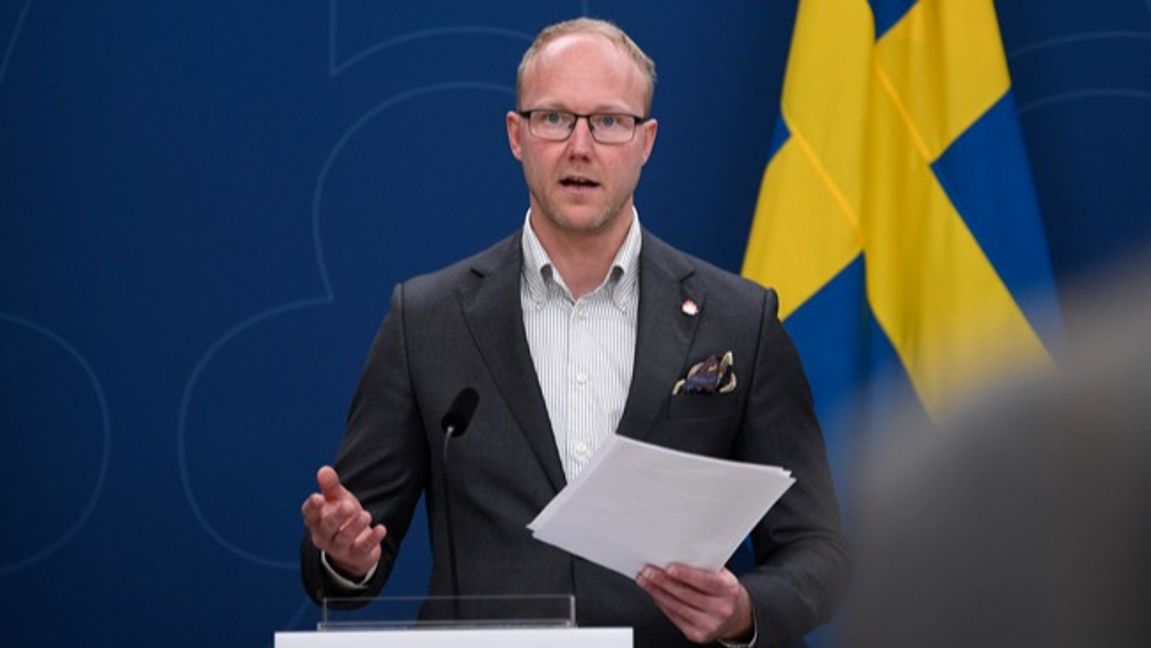 Ludvig Aspling (SD) är kritisk mot statsministern. Foto: Viktoria Bank/TT.