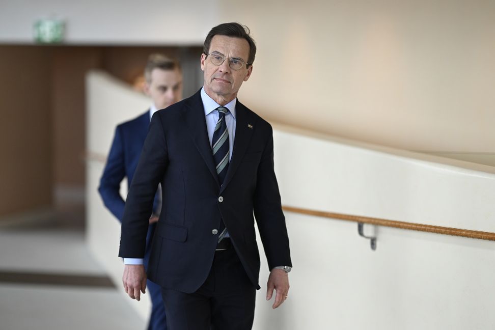 Statsministern Ulf Kristersson (M) i tisdags. Foto: Pontus Lundahl/TT