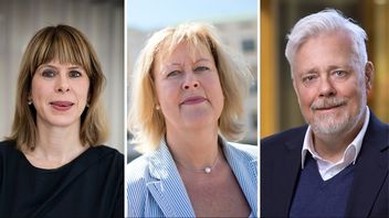 AP-fondernas vd:ar Kristin Magnusson Bernard, Eva Halvarsson och Niklas Ekvall. Foto: Pontus Lundahl/Björn Larsson Rosvall/TT/Pressbild
